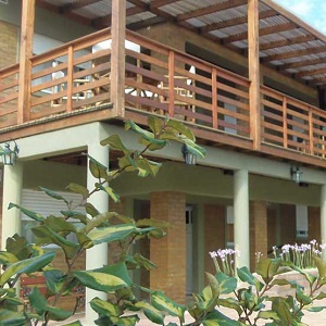 Fachada de los apart