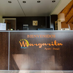 Recepción de Margarita Apart Hotel
